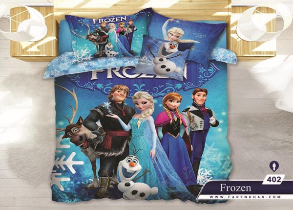 فروش لحاف روتختی کارن کودک سه بعدی مدل فروزن Frozen در فروشگاه آنلاین و نمایندگی مرکزی فروش تشک خوشخواب در اصفهان