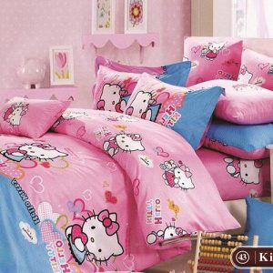 فروش لحاف روتختی کارن مدل هلو کیتی HELLO KITTY در فروشگاه آنلاین و نمایندگی مرکزی فروش تشک خوشخواب در اصفهان