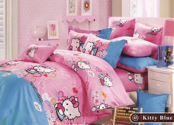 فروش لحاف روتختی کارن مدل هلو کیتی HELLO KITTY در فروشگاه آنلاین و نمایندگی مرکزی فروش تشک خوشخواب در اصفهان