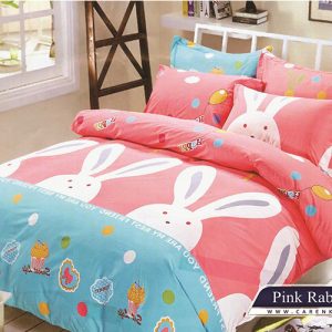 فروش لحاف روتختی کارن کودک مدل پینک رابیت PINK RABBIT در فروشگاه آنلاین و نمایندگی مرکزی فروش تشک خوشخواب در اصفهان