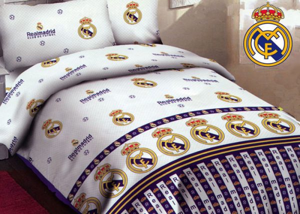 فروش لحاف روتختی کارینا نوجوان مدل رئال مادرید REAL MADRID در فروشگاه آنلاین و نمایندگی مرکزی فروش تشک خوشخواب در اصفهان