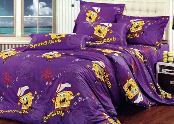 فروش لحاف روتختی نوجوان کارینا مدل باب اسفنجی SPONGE BOBE B در فروشگاه آنلاین و نمایندگی مرکزی فروش تشک خوشخواب در اصفهان